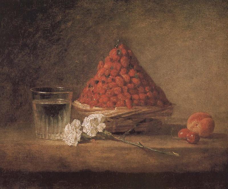 Jean Baptiste Simeon Chardin With wild strawberry basket